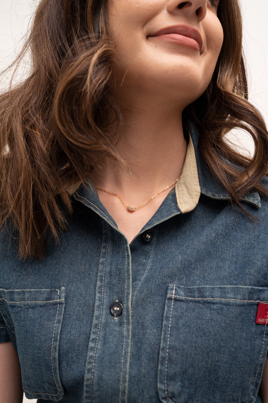 Irene Paved Necklace