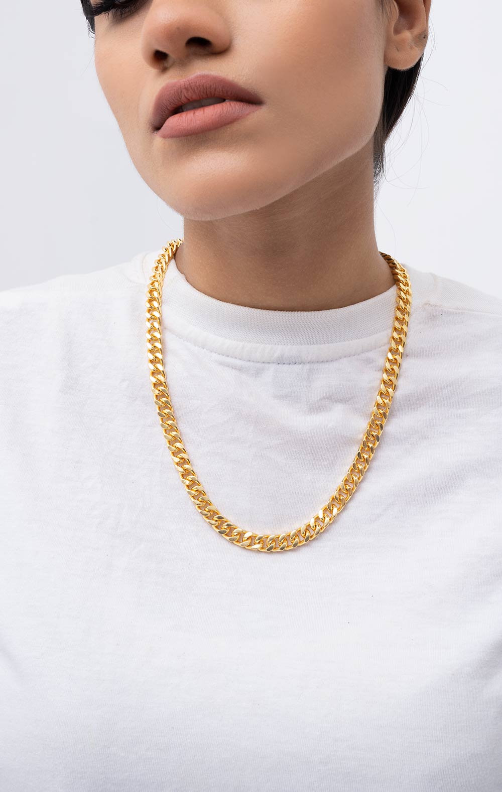 Single Curb 7mm Neckchain