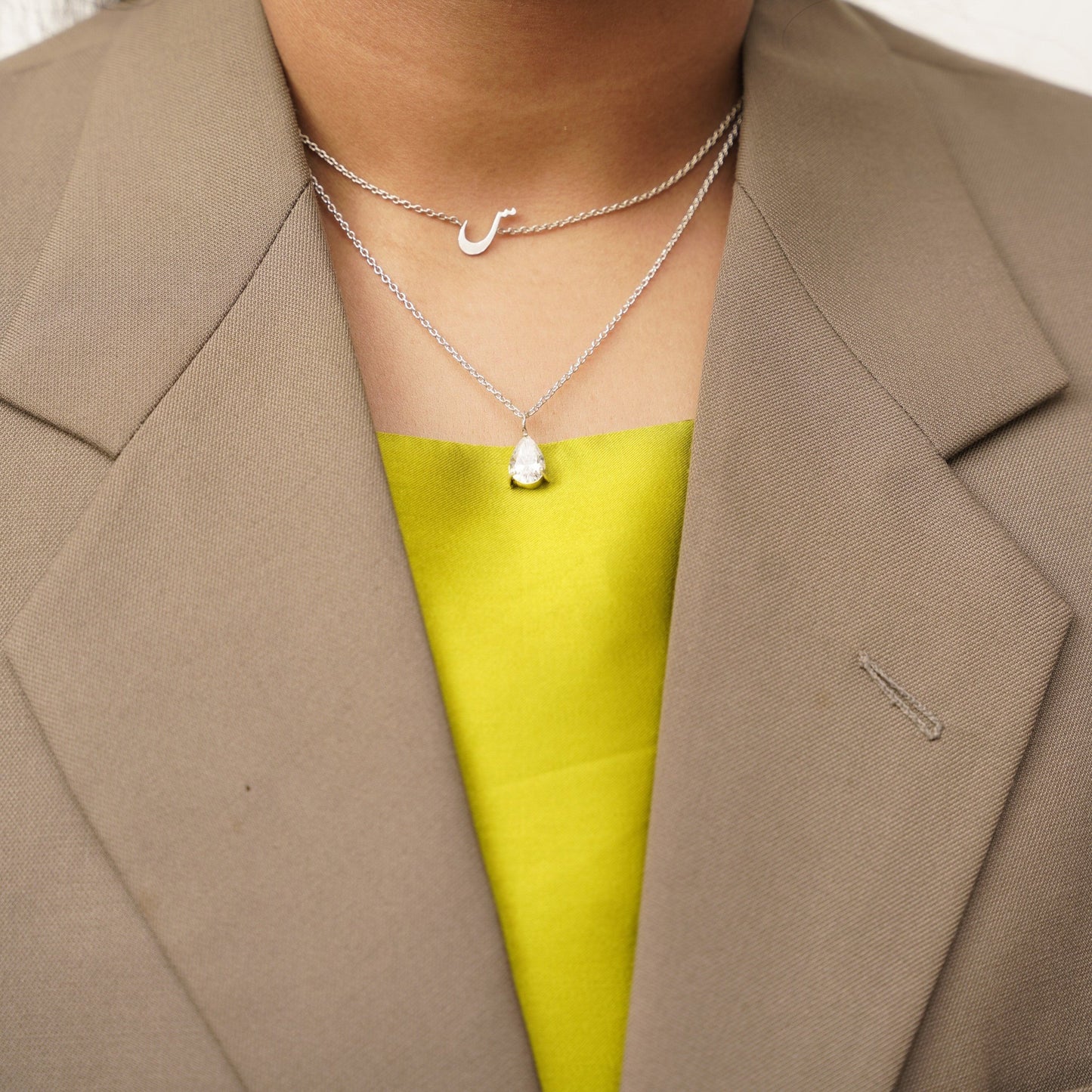 Urdu Initial Necklace