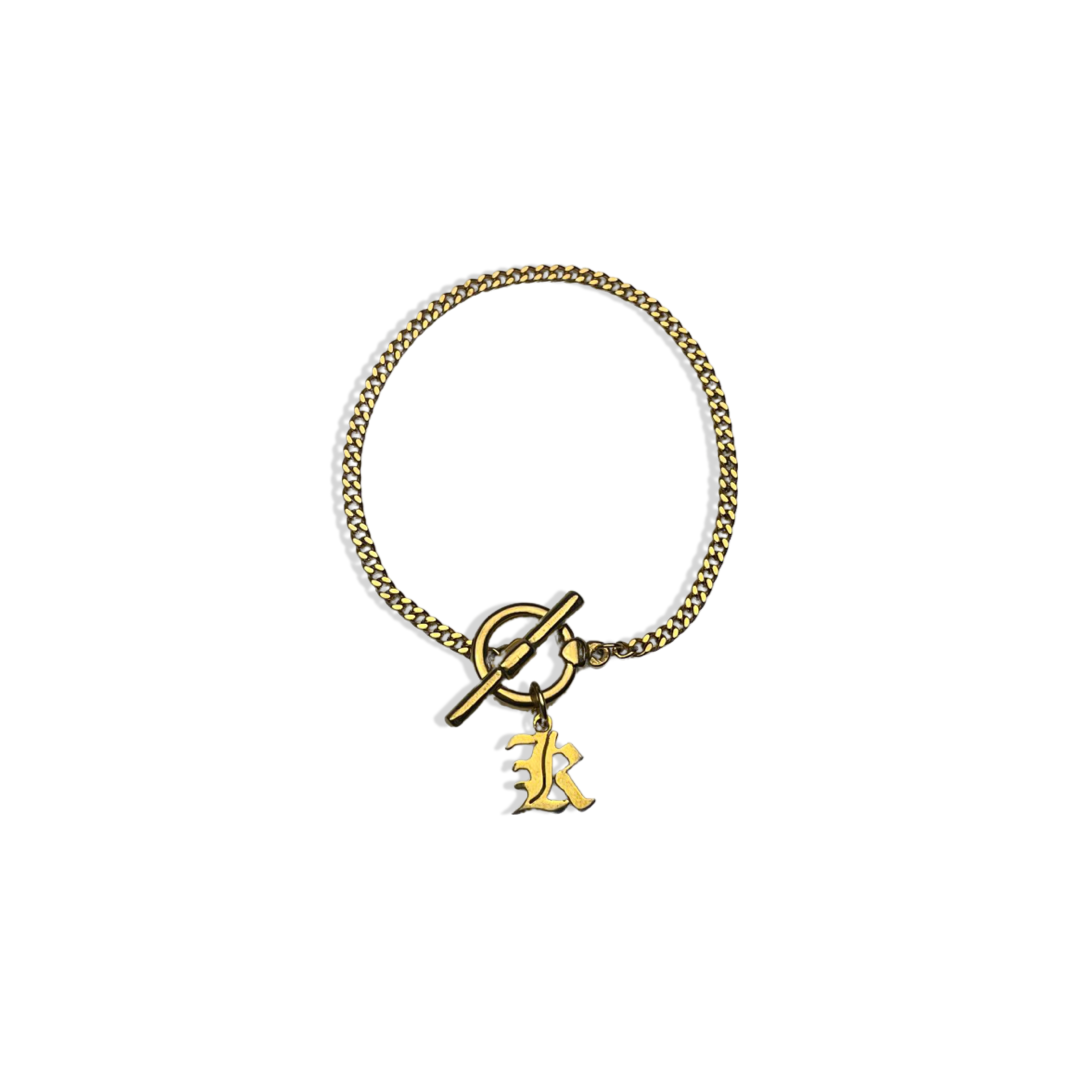 T-Bar Initial Bracelet