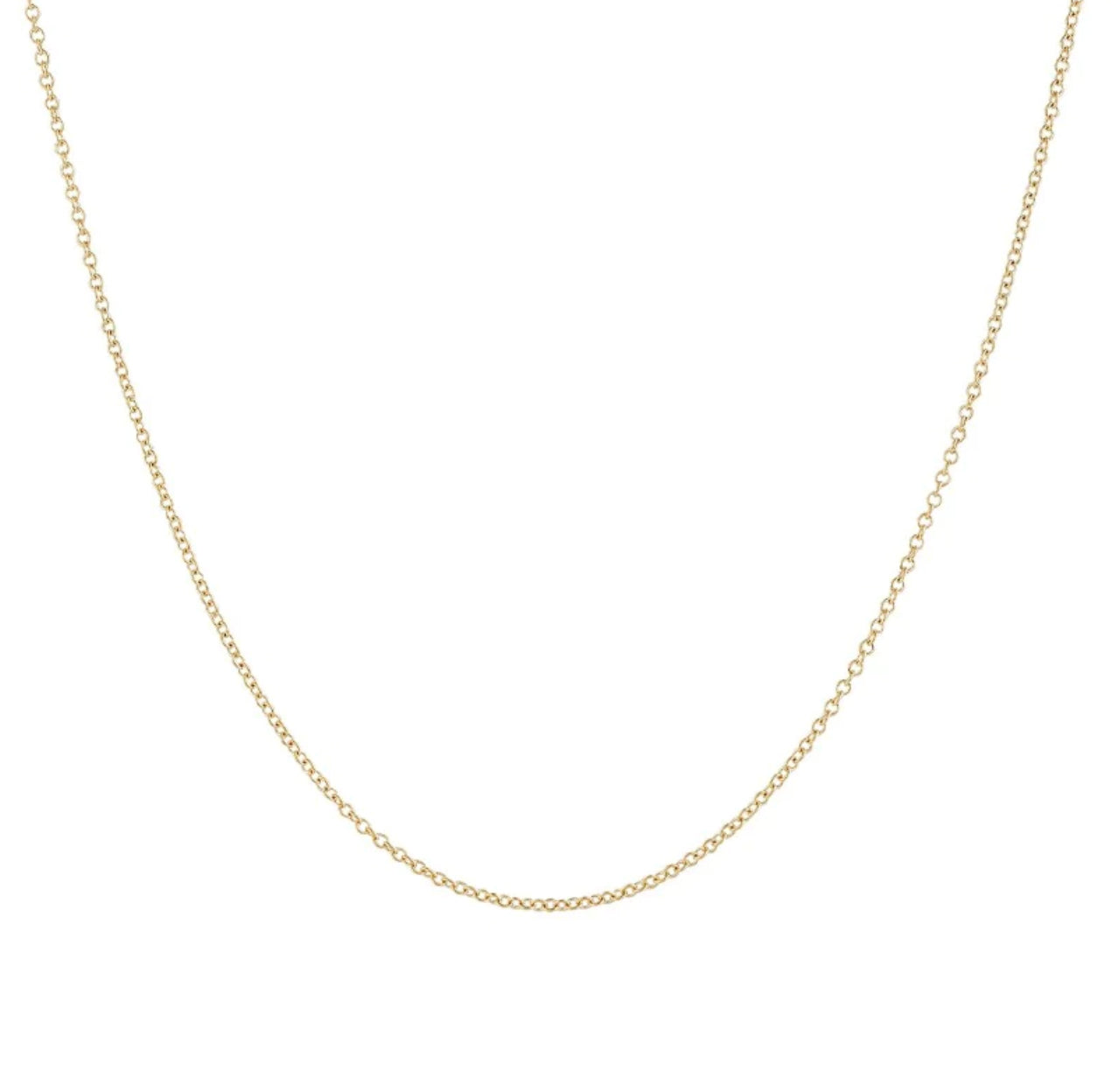 PVD Gold Vacuum Initials Necklace