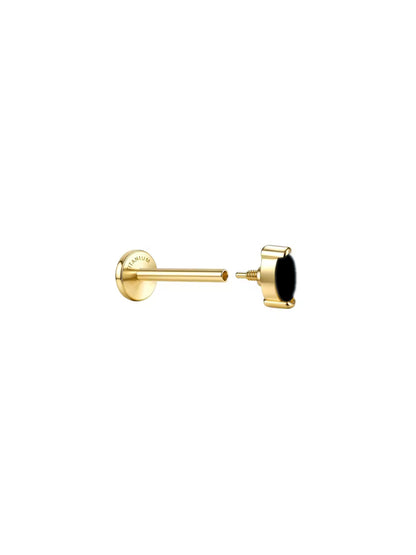 Marquise Titanium stud