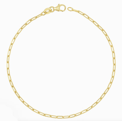 PVD Gold Vacuum Initials Bracelet