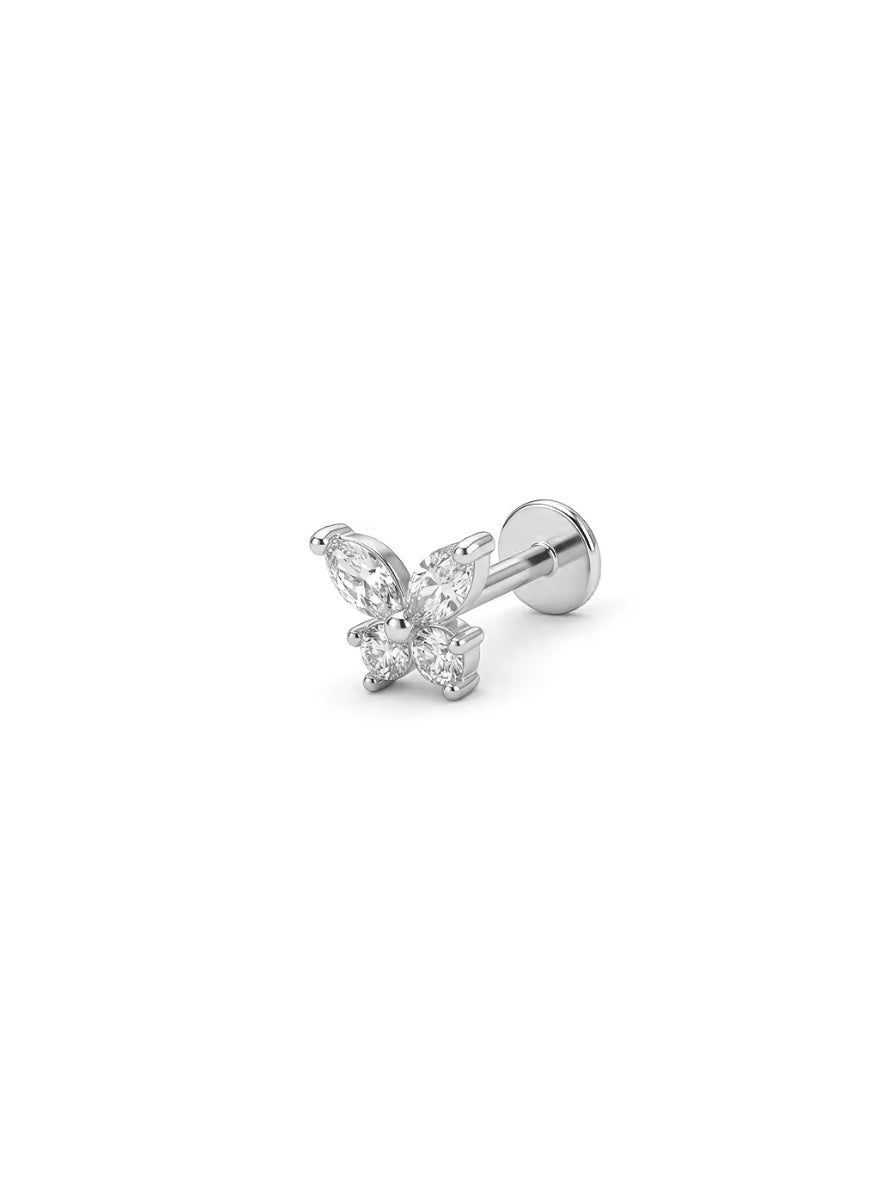 Butterfly Stud
