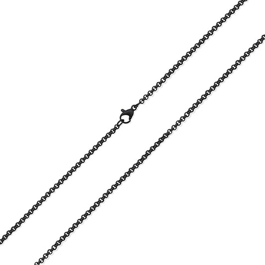 Black Dainty Chain Anklet
