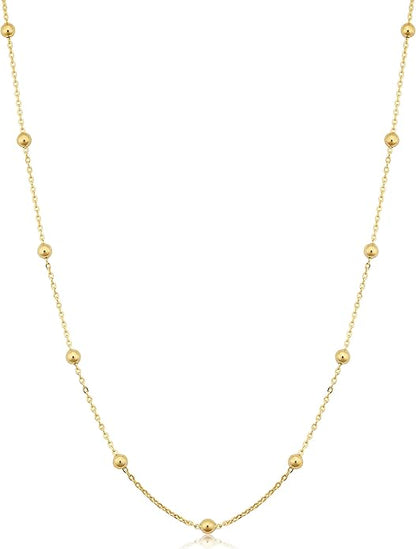 Dainty Ball Chain Anklet