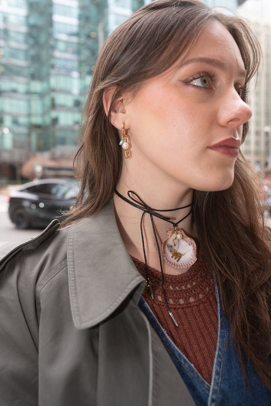 Artemis Aura Seashell Necktie