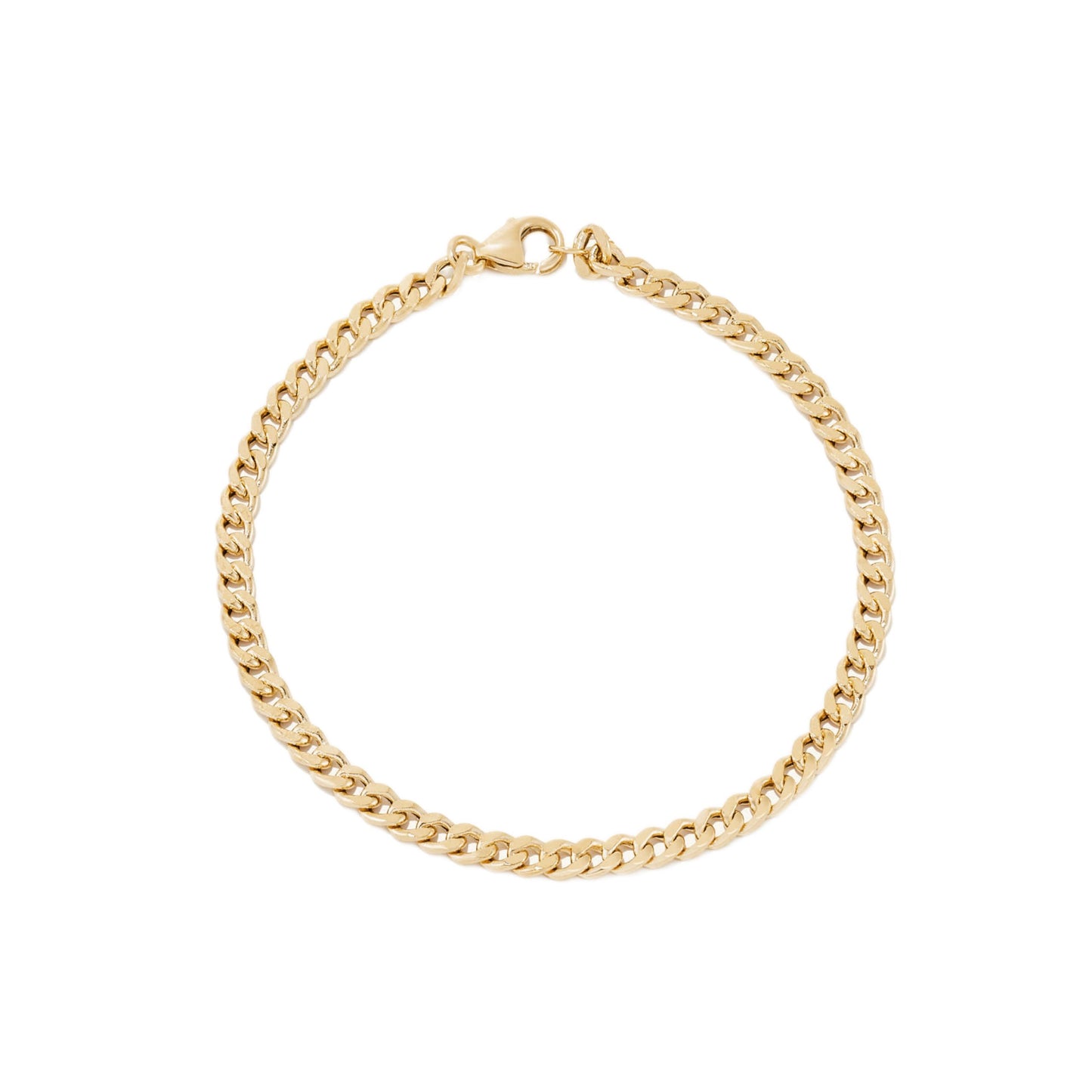 PVD Gold Vacuum Initials Necklace