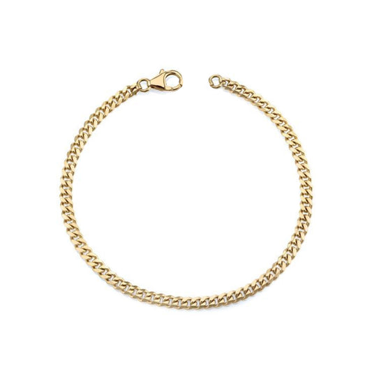 Single Curb 3mm Anklet