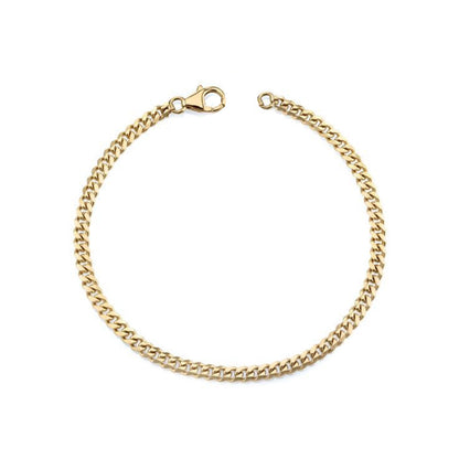 Single Curb 3mm Bracelet