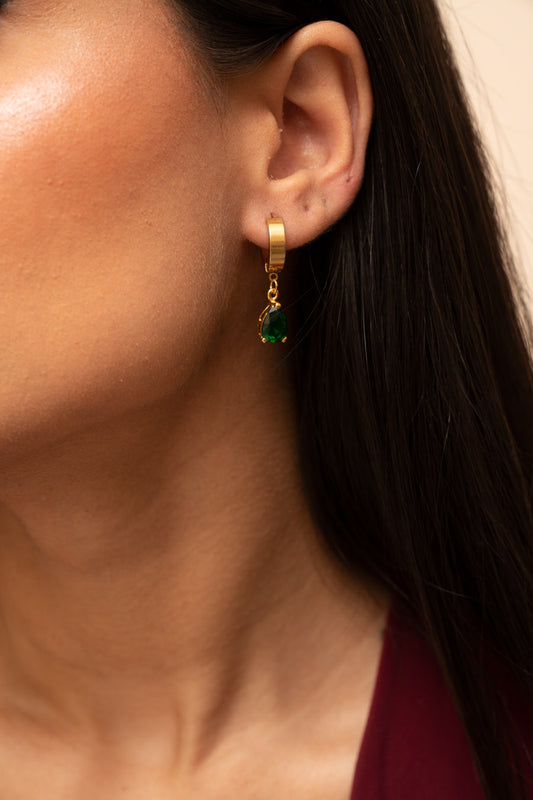 Green Smarágdi Hera Studs