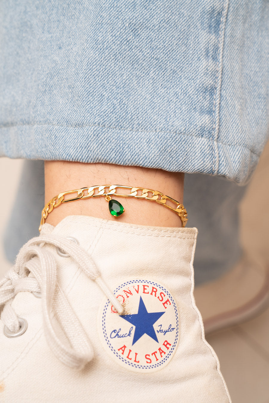 Green Smarágdi Anklet