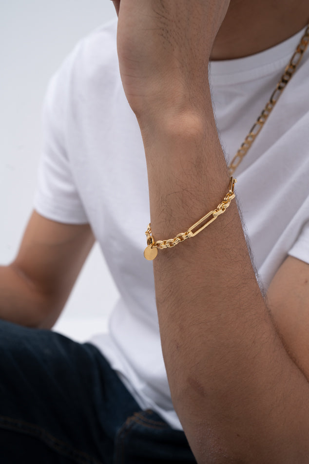 Oenomaus Gold Axion Bracelet