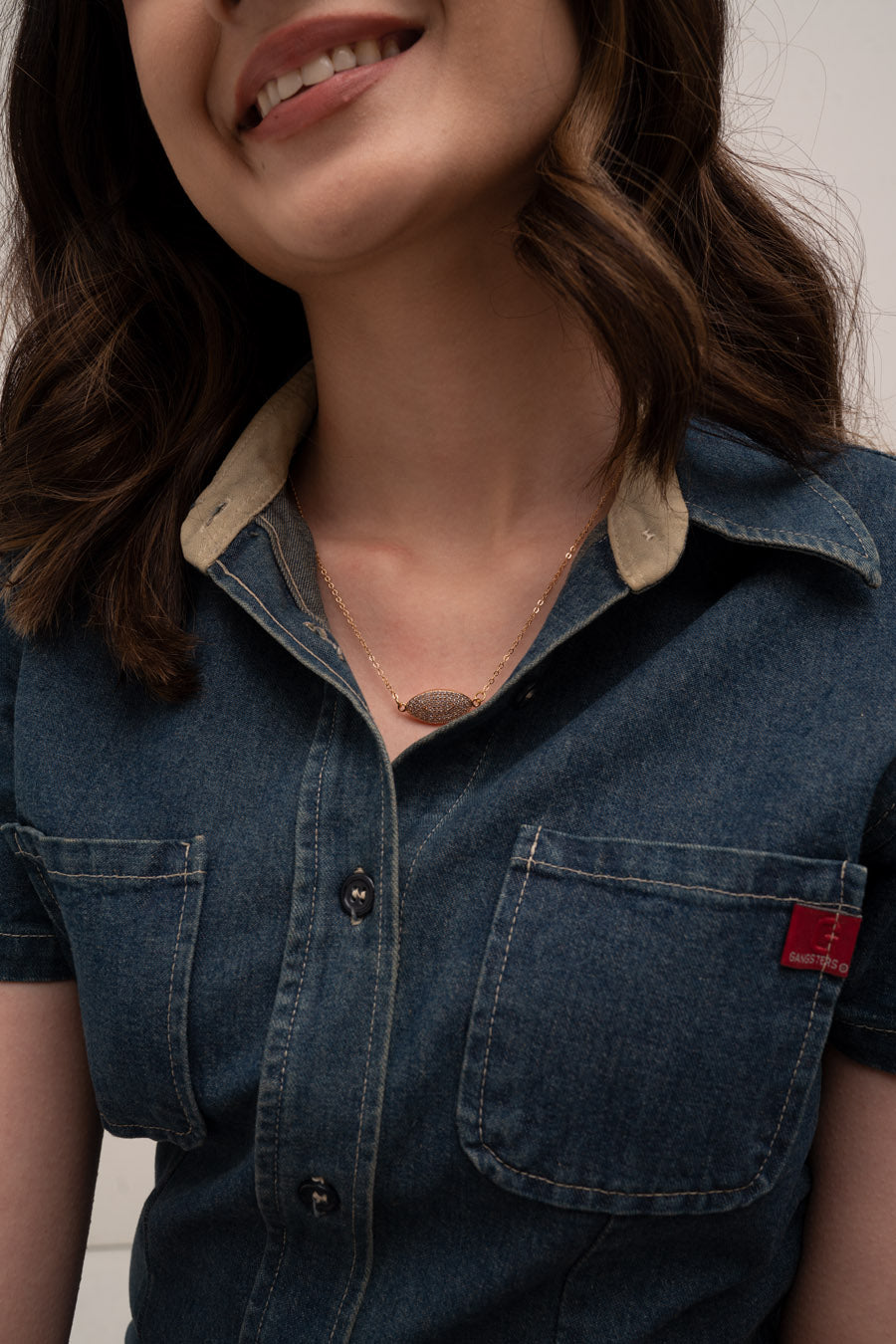 Selene Paved Necklace