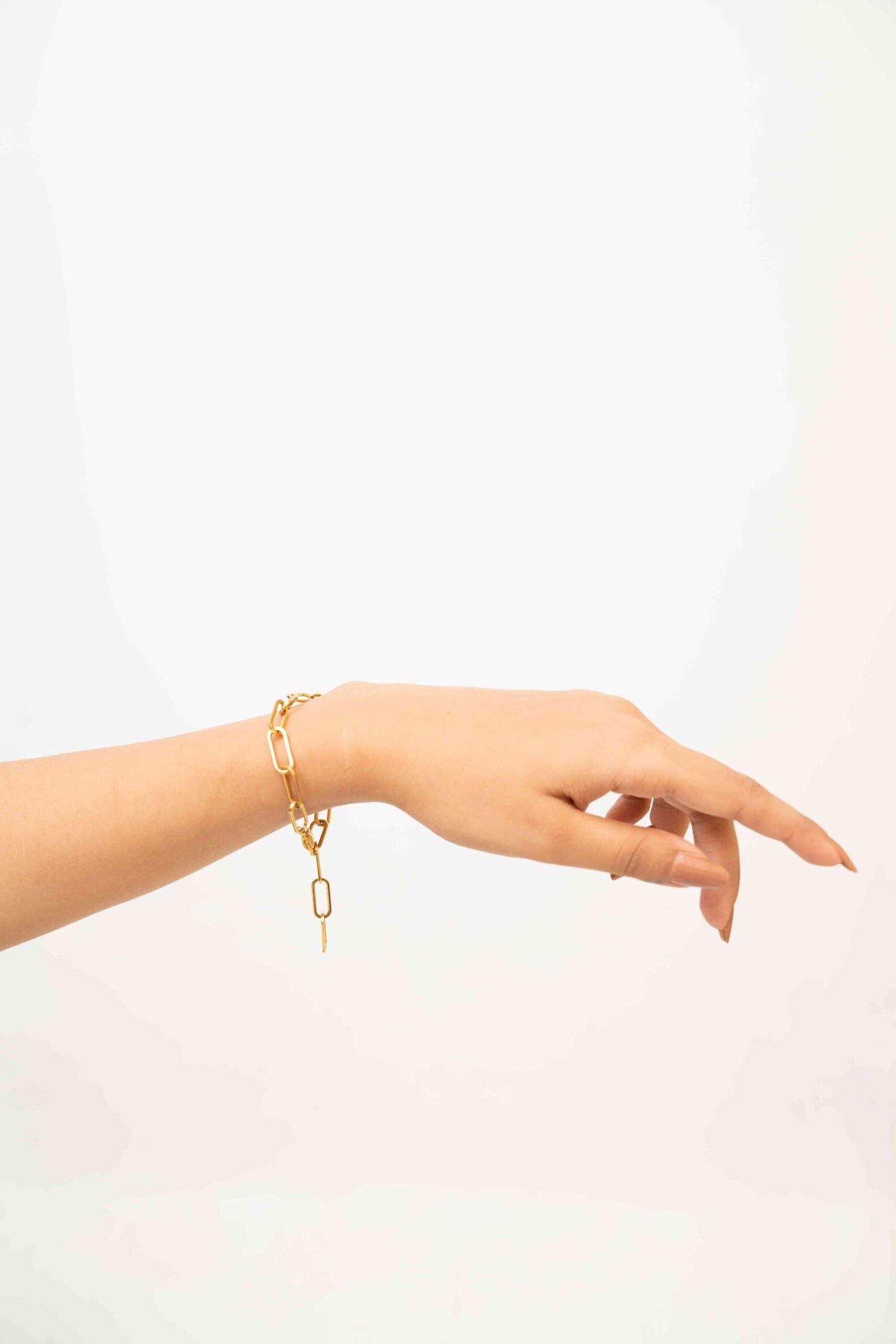 Paperclip Link Chain Bracelet 6mm