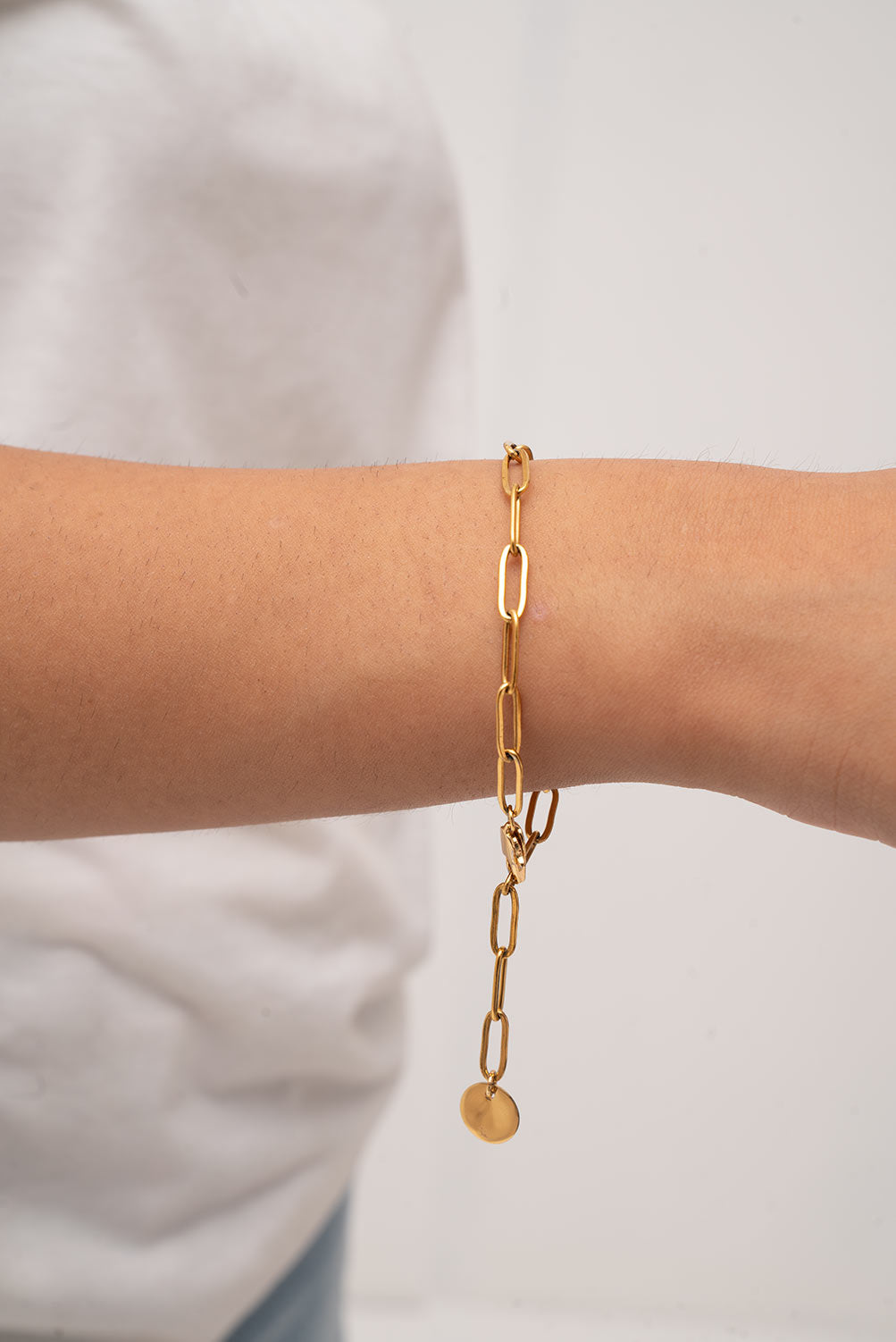 Paperclip Link Bracelet 4mm