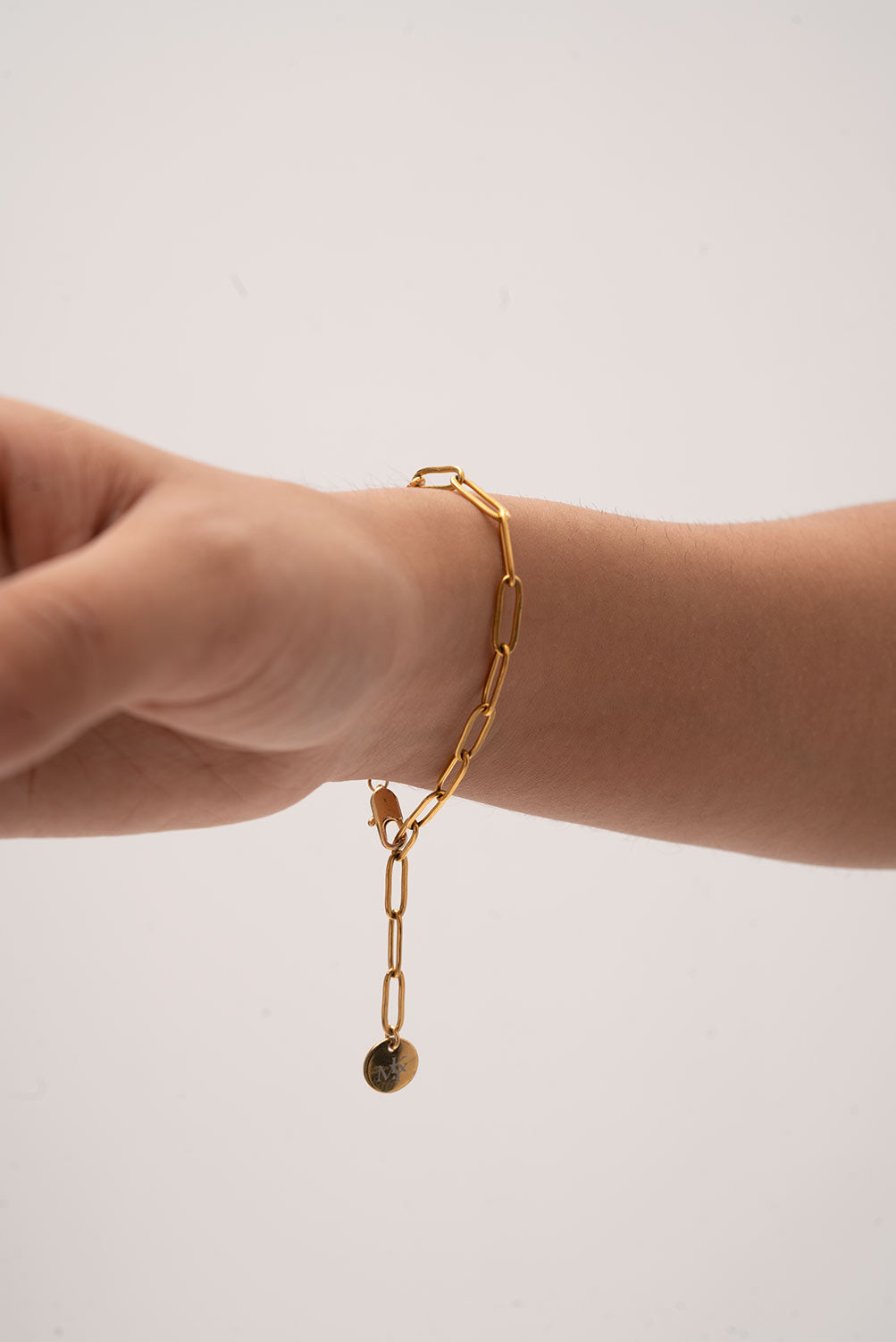 Paperclip Link Bracelet 4mm