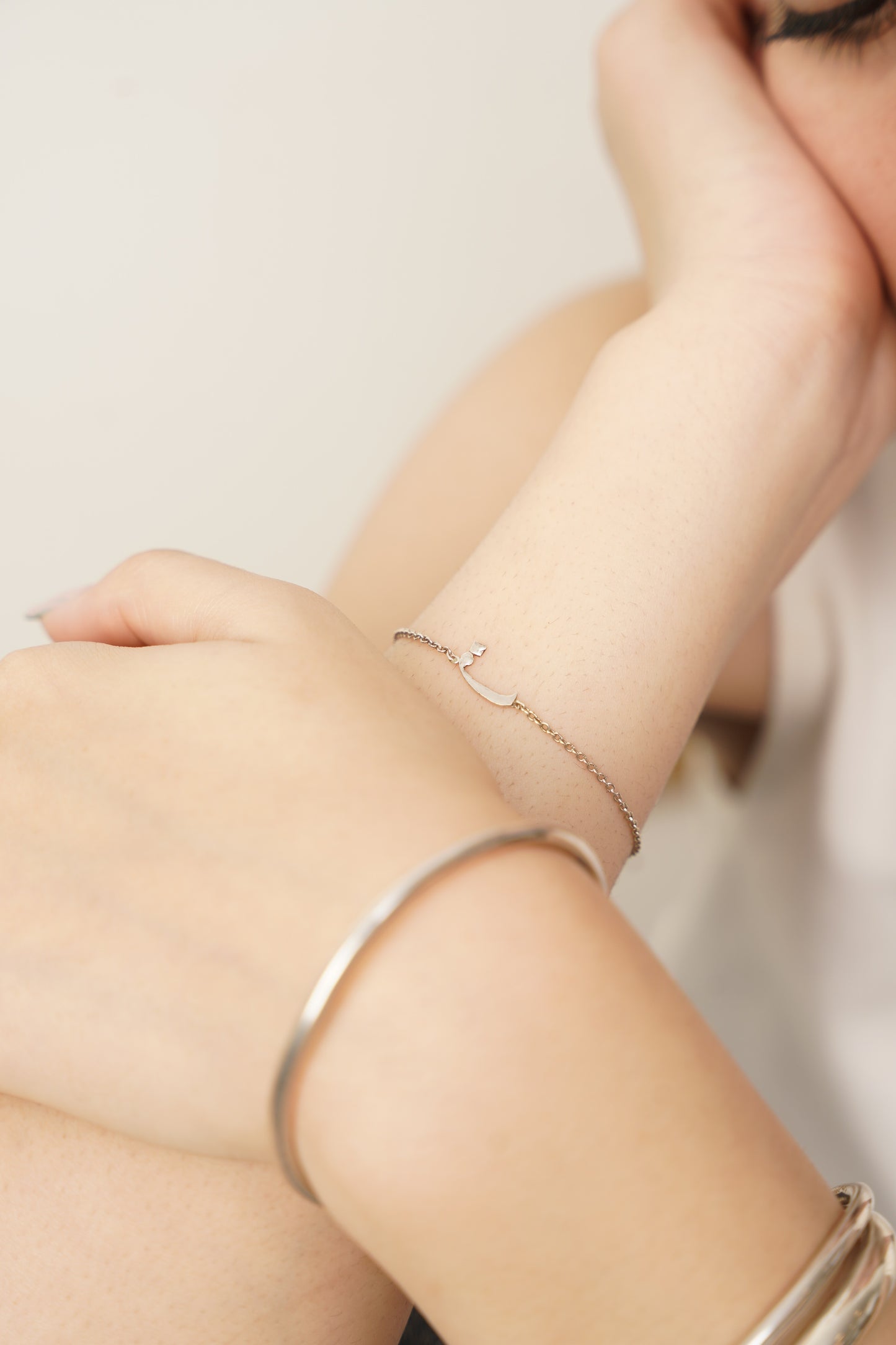 Urdu Initial Bracelet