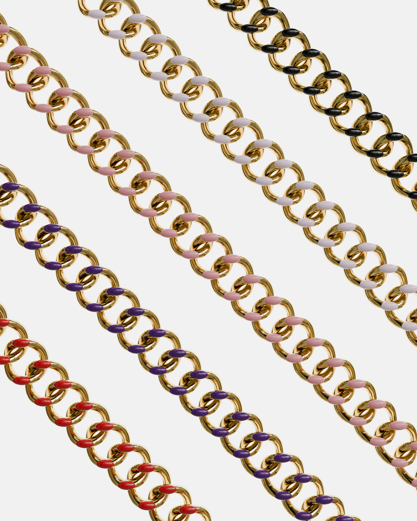 Enamel Chain Bracelet