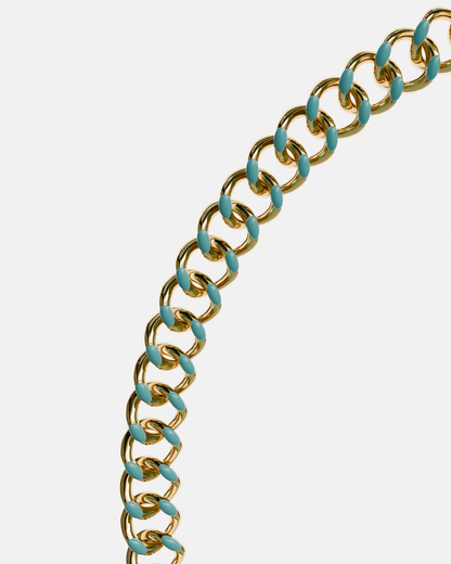 Enamel chain Necklace
