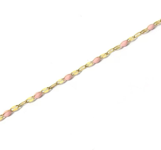 Drop Break Enamel Anklet