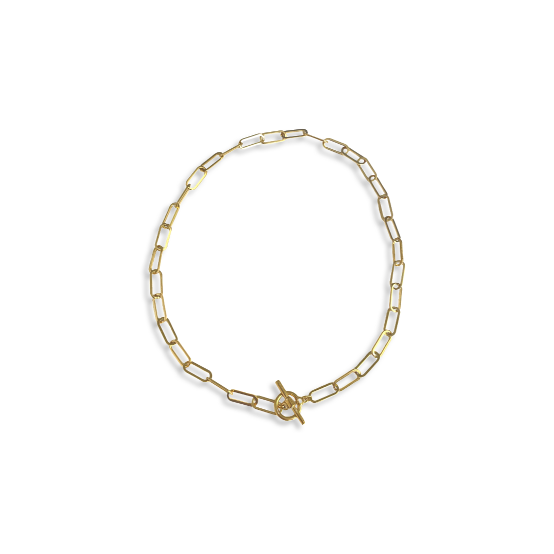 Paperclip T-Bar Choker