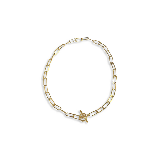 Paperclip T-Bar Choker