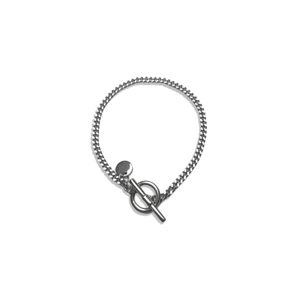 T-Bar Bracelet Silver