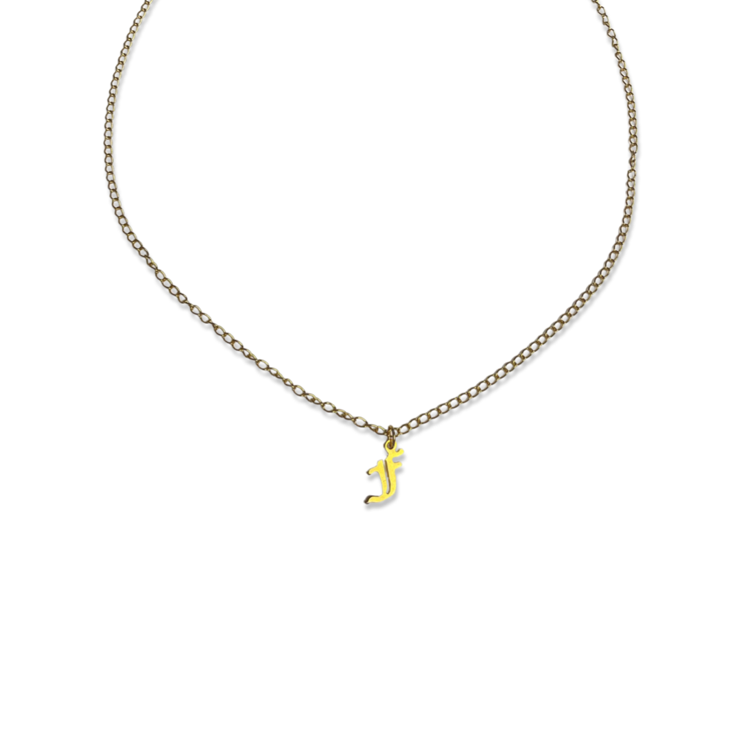 Dandy Initial Neckpiece