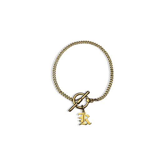 T-Bar Initial Bracelet
