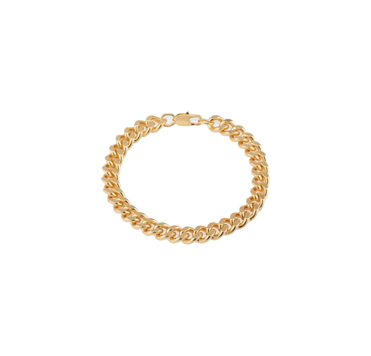 Single Curb 7mm Bracelet