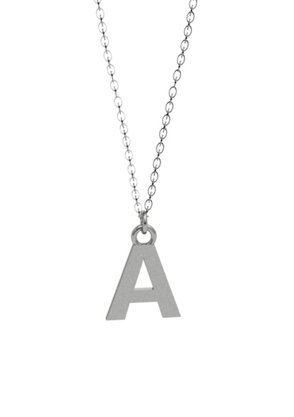 Silver Initials Necklace