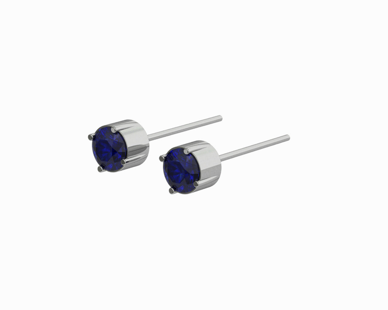 Single Stone Ear Studs