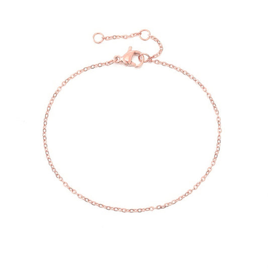 Dainty Rose Gold Anklet