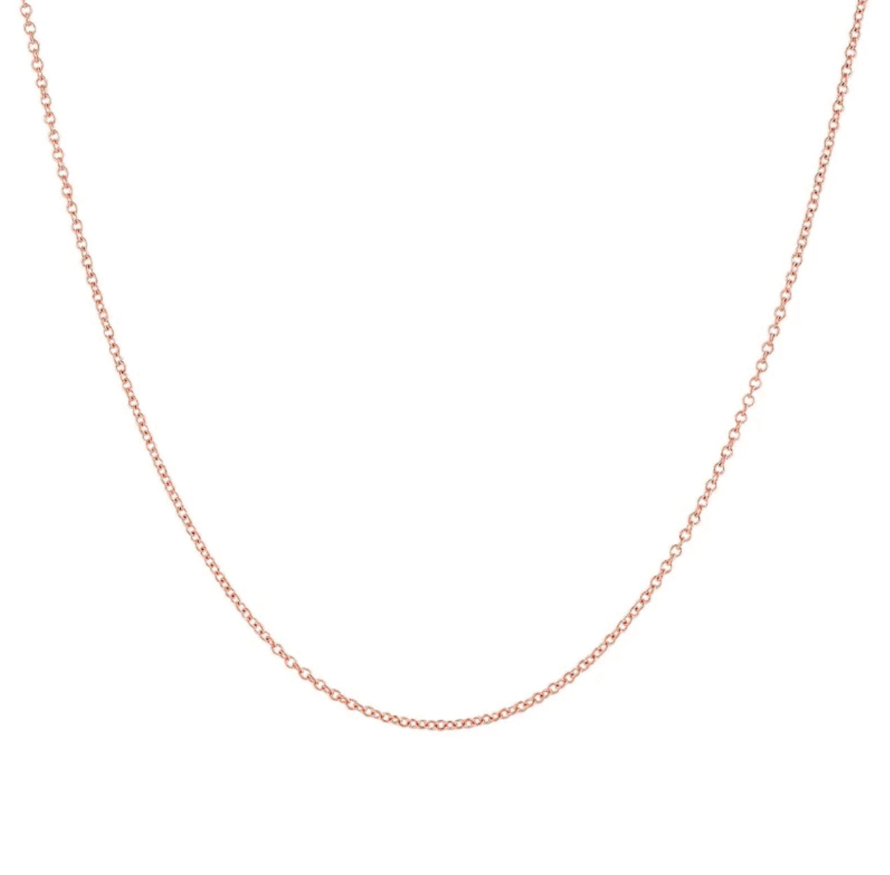 Rose Gold Dainty Rolo Neckchain