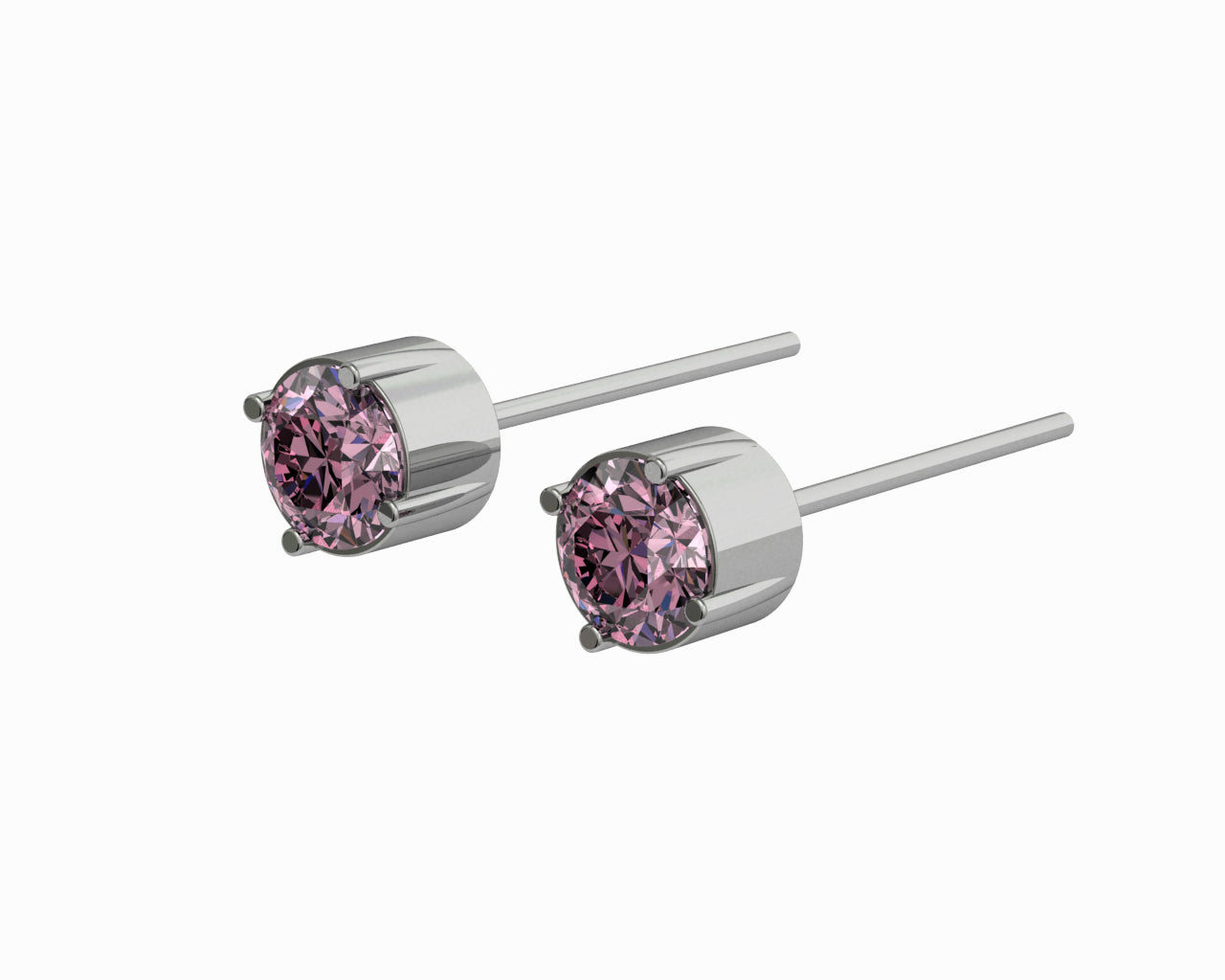 Single Stone Ear Studs
