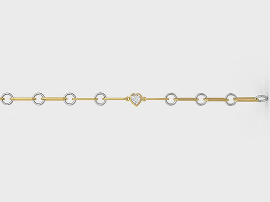 Continuum Heart Bracelet