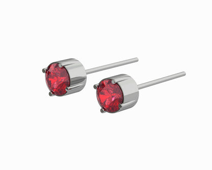 Single Stone Ear Studs